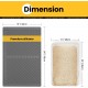 Conlun Cat Litter Tray Mat, 58 x 42 cm, Honeycomb Double Layer Cat Litter Mat, Urine & Waterproof Cat Mat, Cat Litter Box, Easy to Clean, Non-Slip Cat Mat for Floor, Grey, 2317 Conlun Cat Litter Tray Mat, 58 x 42 cm, Honeycomb Double Layer Cat Litter Mat, Urine & Waterproof Cat Mat, Cat Litter Box, Easy to Clean, Non-Slip Cat Mat for Floor, Grey, 2317