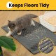Conlun Cat Litter Tray Mat, 58 x 42 cm, Honeycomb Double Layer Cat Litter Mat, Urine & Waterproof Cat Mat, Cat Litter Box, Easy to Clean, Non-Slip Cat Mat for Floor, Grey, 2317 Conlun Cat Litter Tray Mat, 58 x 42 cm, Honeycomb Double Layer Cat Litter Mat, Urine & Waterproof Cat Mat, Cat Litter Box, Easy to Clean, Non-Slip Cat Mat for Floor, Grey, 2317