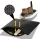 Conlun Cat Litter Tray Mat, 76 x 54.5 cm Large Cat Litter Mat, Double Layer Waterproof Cat Mat, Cat Litter Tray, Easy to Clean, Non-Slip Cat Mat on the Floor, Grey Conlun Cat Litter Tray Mat, 76 x 54.5 cm Large Cat Litter Mat, Double Layer Waterproof Cat Mat, Cat Litter Tray, Easy to Clean, Non-Slip Cat Mat on the Floor, Grey