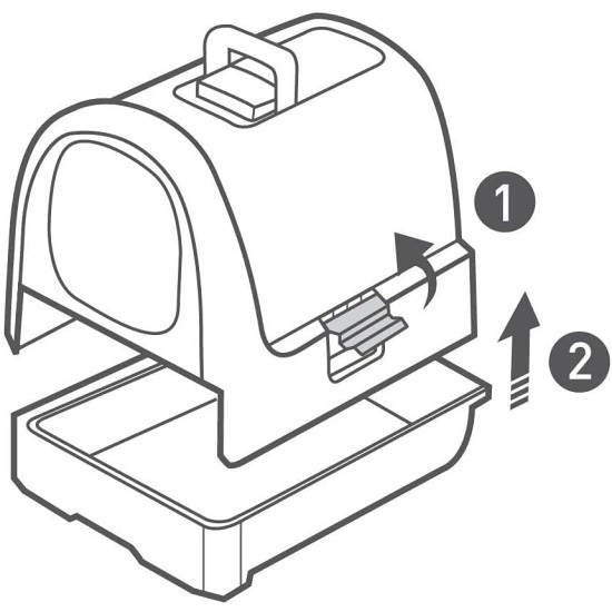Curver Style V46 Cat Litter Box Curver Style V46 Cat Litter Box