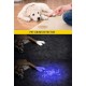 DARKBEAM Torch Double UV Light 365nm & 395nm Rechargeable, Woodsche Lamp Black Light Torches Mini Hand LED Ultraviolet Light, Pet Urine Detectors, Amber, Resin, Pack of 1 DARKBEAM Torch Double UV Light 365nm & 395nm Rechargeable, Woodsche Lamp Black Light Torches Mini Hand LED Ultraviolet Light, Pet Urine Detectors, Amber, Resin, Pack of 1