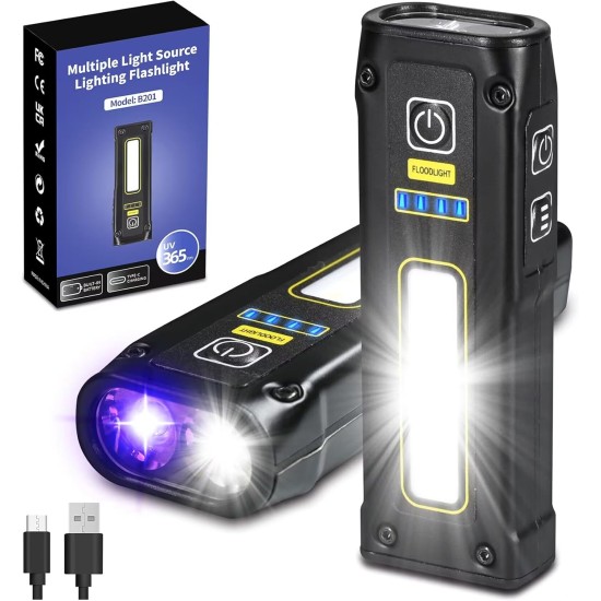 DARKBEAM UV Torch 365 + 395 Black Light, LED EDC Torches, High Lumens, USB C Rechargeable Wooden Lamp, Mini Magnetic COB Red Light, Emergency Power, Urine, Scorpion Detector, Healing Resin DARKBEAM UV Torch 365 + 395 Black Light, LED EDC Torches, High Lumens, USB C Rechargeable Wooden Lamp, Mini Magnetic COB Red Light, Emergency Power, Urine, Scorpion Detector, Healing Resin