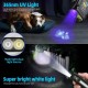 DARKBEAM UV Torch 365 + 395 Black Light, LED EDC Torches, High Lumens, USB C Rechargeable Wooden Lamp, Mini Magnetic COB Red Light, Emergency Power, Urine, Scorpion Detector, Healing Resin DARKBEAM UV Torch 365 + 395 Black Light, LED EDC Torches, High Lumens, USB C Rechargeable Wooden Lamp, Mini Magnetic COB Red Light, Emergency Power, Urine, Scorpion Detector, Healing Resin