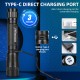 DARKBEAM UV Torch 365nm Light Black Light, Mini Powerful Wooden Lamp USB-C Rechargeable, LED 10W Ultraviolet Torches Pocket Pet Urine Detector for Mineral, Uranium Glass, Resin DARKBEAM UV Torch 365nm Light Black Light, Mini Powerful Wooden Lamp USB-C Rechargeable, LED 10W Ultraviolet Torches Pocket Pet Urine Detector for Mineral, Uranium Glass, Resin