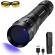 DARKBEAM UV Torch 365nm Light Black Light, Mini Powerful Wooden Lamp USB-C Rechargeable, LED 10W Ultraviolet Torches Pocket Pet Urine Detector for Mineral, Uranium Glass, Resin DARKBEAM UV Torch 365nm Light Black Light, Mini Powerful Wooden Lamp USB-C Rechargeable, LED 10W Ultraviolet Torches Pocket Pet Urine Detector for Mineral, Uranium Glass, Resin
