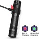 DARKBEAM UV Torch Black Light 365nm & 395nm Rechargeable Woodsche Lamp USB Black Light Torches Mini Hand LED Ultraviolet Light Pet Urine Detectors Amber Resin Pack of 2 DARKBEAM UV Torch Black Light 365nm & 395nm Rechargeable Woodsche Lamp USB Black Light Torches Mini Hand LED Ultraviolet Light Pet Urine Detectors Amber Resin Pack of 2