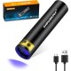 DARKBEAM UV Torch UV Lamp 365 nm Light Rechargeable Woodsche Lamp Black Light Lamp USB Small Black Light Torch Mini LED for UV Resin, Amber, Pet Urine Detectors DARKBEAM UV Torch UV Lamp 365 nm Light Rechargeable Woodsche Lamp Black Light Lamp USB Small Black Light Torch Mini LED for UV Resin, Amber, Pet Urine Detectors