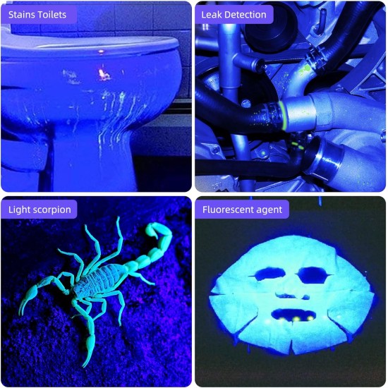 DARKBEAM UV Torch UV Lamp 365 nm Light Rechargeable Woodsche Lamp Black Light Lamp USB Small Black Light Torch Mini LED for UV Resin, Amber, Pet Urine Detectors DARKBEAM UV Torch UV Lamp 365 nm Light Rechargeable Woodsche Lamp Black Light Lamp USB Small Black Light Torch Mini LED for UV Resin, Amber, Pet Urine Detectors
