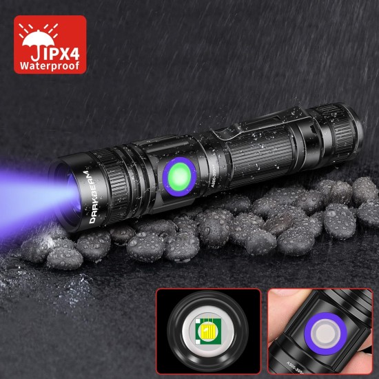 DARKBEAM UV Torch UV Lamp 395 nm Light USB Rechargeable Woodsche Lamp Black Light Lamp Small LED Black Light Torch Mini for Resin Hardening Nails Urine Detectors with UV Glasses DARKBEAM UV Torch UV Lamp 395 nm Light USB Rechargeable Woodsche Lamp Black Light Lamp Small LED Black Light Torch Mini for Resin Hardening Nails Urine Detectors with UV Glasses