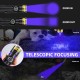 DARKDAWN Torches UV 395nm Light USB Rechargeable Ultraviolet LED Black Light Torch Mini Woodsche Lamp with Zoom, Detector for Pet Urine, Amber, Uranium Glass, Resin Hardening DARKDAWN Torches UV 395nm Light USB Rechargeable Ultraviolet LED Black Light Torch Mini Woodsche Lamp with Zoom, Detector for Pet Urine, Amber, Uranium Glass, Resin Hardening