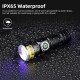 DARKDAWN Torches UV 395nm Light USB Rechargeable Ultraviolet LED Black Light Torch Mini Woodsche Lamp with Zoom, Detector for Pet Urine, Amber, Uranium Glass, Resin Hardening, Pack of 2 DARKDAWN Torches UV 395nm Light USB Rechargeable Ultraviolet LED Black Light Torch Mini Woodsche Lamp with Zoom, Detector for Pet Urine, Amber, Uranium Glass, Resin Hardening, Pack of 2