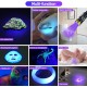 DARKDAWN Torches UV 395nm Light USB Rechargeable Ultraviolet LED Black Light Torch Mini Woodsche Lamp with Zoom, Detector for Pet Urine, Amber, Uranium Glass, Resin Hardening DARKDAWN Torches UV 395nm Light USB Rechargeable Ultraviolet LED Black Light Torch Mini Woodsche Lamp with Zoom, Detector for Pet Urine, Amber, Uranium Glass, Resin Hardening