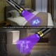 DARKDAWN UV Flashlight 395NM, USB-C Rechargeable Flashlights LED Wooden Lamp, Mini Powerful Portable Black Light, Detector for Pet Dog Dried Urine DARKDAWN UV Flashlight 395NM, USB-C Rechargeable Flashlights LED Wooden Lamp, Mini Powerful Portable Black Light, Detector for Pet Dog Dried Urine