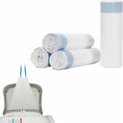 DOEL Pull Bag Cat Litter Bag Automatic Litter Box Cat Litter Bag Liner, Replacement Waste Bag, Suitable for Wet Waste, 4 Rolls x 15 Pieces, 45 x 50 cm DOEL Pull Bag Cat Litter Bag Automatic Litter Box Cat Litter Bag Liner, Replacement Waste Bag, Suitable for Wet Waste, 4 Rolls x 15 Pieces, 45 x 50 cm