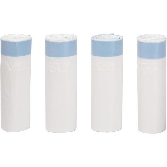 DOEL Pull Bag Cat Litter Bag Automatic Litter Box Cat Litter Bag Liner, Replacement Waste Bag, Suitable for Wet Waste, 4 Rolls x 15 Pieces, 45 x 50 cm DOEL Pull Bag Cat Litter Bag Automatic Litter Box Cat Litter Bag Liner, Replacement Waste Bag, Suitable for Wet Waste, 4 Rolls x 15 Pieces, 45 x 50 cm
