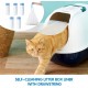 Dhqkqg Pack of 75 Bin Bags, Bin Bags with Carry Handle, Self-Cleaning Cat Litter Tray, Self-Cleaning Bin Liners, Cat Litter Box Bags, Liquid-Proof, Durable, 5 Rolls/75 Pieces Dhqkqg Pack of 75 Bin Bags, Bin Bags with Carry Handle, Self-Cleaning Cat Litter Tray, Self-Cleaning Bin Liners, Cat Litter Box Bags, Liquid-Proof, Durable, 5 Rolls/75 Pieces