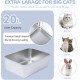 Dimaka Cat Litter Tray, Rabbit Litter, Stainless Steel Cat Litter Box, Non-Stick Metal Pan, Easy to Clean, Odourless, Safe and Durable Dimaka Cat Litter Tray, Rabbit Litter, Stainless Steel Cat Litter Box, Non-Stick Metal Pan, Easy to Clean, Odourless, Safe and Durable