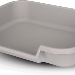 Dog Litter Pan by PuppyGoHere Recycled Gray Color: 24 x 20 x 5 Great for Rabbits and Disabled Cats by PuppyGoHere Dog Litter Pan by PuppyGoHere Recycled Gray Color: 24 x 20 x 5 Great for Rabbits and Disabled Cats by PuppyGoHere