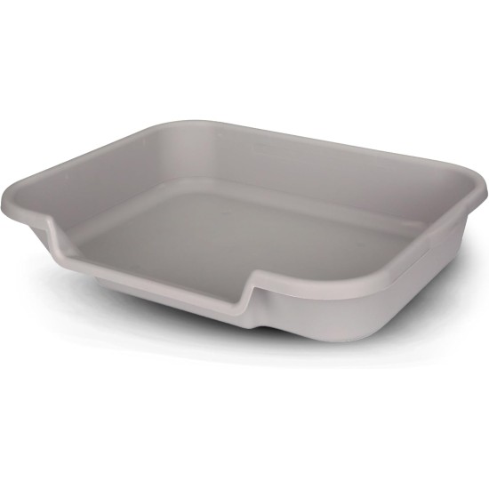 Dog Litter Pan by PuppyGoHere Recycled Gray Color: 24 x 20 x 5 Great for Rabbits and Disabled Cats by PuppyGoHere