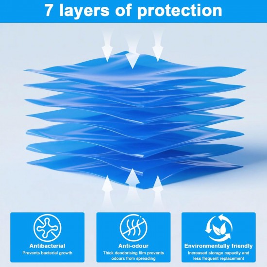 Druuzyl Pack of 10 Nappy Bin Refill Cassettes, Refill Film for Nappy Bins - Compatible with Spross, Agelcare, Litter Locker & Tommee Tippee Druuzyl Pack of 10 Nappy Bin Refill Cassettes, Refill Film for Nappy Bins - Compatible with Spross, Agelcare, Litter Locker & Tommee Tippee