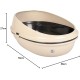 Duvo+ Kattenbak Luxo with Edge and zeef Mocaccino 59 x 38 x 27 cm