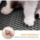 ERHAOG Cat Litter Tray Mat 45 x 30 cm - Double Layer Waterproof Design Cat Mat Cat Litter Tray Mat Mat Cat Litter Tray for Toilet ERHAOG Cat Litter Tray Mat 45 x 30 cm - Double Layer Waterproof Design Cat Mat Cat Litter Tray Mat Mat Cat Litter Tray for Toilet