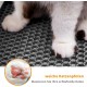 ERHAOG Cat Litter Tray Mat 45 x 30 cm - Double Layer Waterproof Design Cat Mat Cat Litter Tray Mat Mat Cat Litter Tray for Toilet ERHAOG Cat Litter Tray Mat 45 x 30 cm - Double Layer Waterproof Design Cat Mat Cat Litter Tray Mat Mat Cat Litter Tray for Toilet