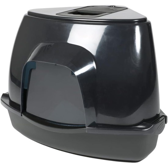 Ebi, Cat House Prism 60 Zen Series M - 38 x 56 x 40 cm, Dark Grey, for Hygiene, Dark Grey, Cat Ebi, Cat House Prism 60 Zen Series M - 38 x 56 x 40 cm, Dark Grey, for Hygiene, Dark Grey, Cat