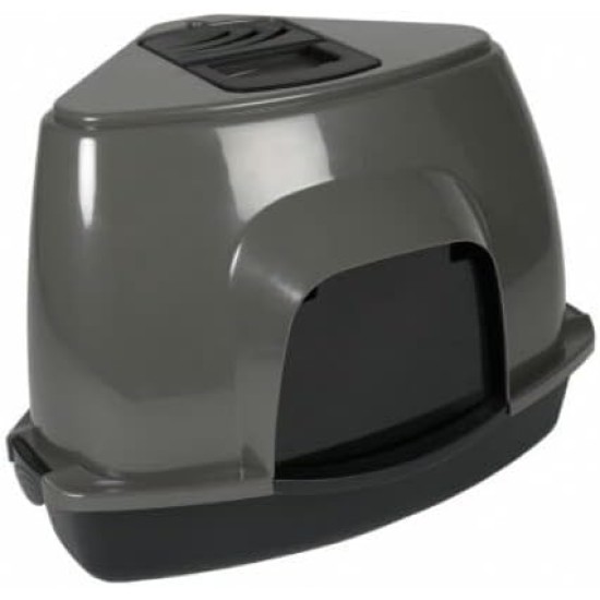 Ebi, Cat House Prism 60 Zen Series M - 38 x 56 x 40 cm, Dark Grey, for Hygiene, Dark Grey, Cat Ebi, Cat House Prism 60 Zen Series M - 38 x 56 x 40 cm, Dark Grey, for Hygiene, Dark Grey, Cat