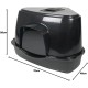 Ebi, Cat House Prism 60 Zen Series M - 38 x 56 x 40 cm, Dark Grey, for Hygiene, Dark Grey, Cat Ebi, Cat House Prism 60 Zen Series M - 38 x 56 x 40 cm, Dark Grey, for Hygiene, Dark Grey, Cat
