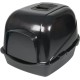 Ebi, Cat Litter Tray Eclipse Black 56 x 70 x 46 cm Covered Basin with Non-Slip Feet with Semi-Transparent Black Door and Handle Odor Absorbing Carbon Filter Plastic Ebi, Cat Litter Tray Eclipse Black 56 x 70 x 46 cm Covered Basin with Non-Slip Feet with Semi-Transparent Black Door and Handle Odor Absorbing Carbon Filter Plastic