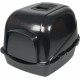 Ebi, Cat Litter Tray Eclipse Black 56 x 70 x 46 cm Covered Basin with Non-Slip Feet with Semi-Transparent Black Door and Handle Odor Absorbing Carbon Filter Plastic Ebi, Cat Litter Tray Eclipse Black 56 x 70 x 46 cm Covered Basin with Non-Slip Feet with Semi-Transparent Black Door and Handle Odor Absorbing Carbon Filter Plastic
