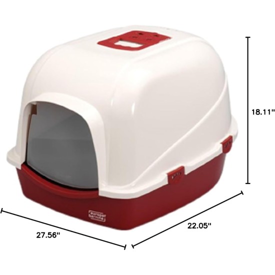 Eco 441-199640 Cat Litter Box 43 x 56 x 40 cm Alpine White Eco 441-199640 Cat Litter Box 43 x 56 x 40 cm Alpine White