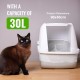 Ecobag 10 Pack Cat Litter Tray Liners 30L 27 Micron Heavy Duty Cat Litter Box Bags Recycled Liners Durable Eco Friendly and Easy to Dispose (960 x 460mm) Ecobag 10 Pack Cat Litter Tray Liners 30L 27 Micron Heavy Duty Cat Litter Box Bags Recycled Liners Durable Eco Friendly and Easy to Dispose (960 x 460mm)