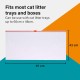 Extra Large Cat Litter Tray Liners with Drawstring, 38 x 17 Inch, Scratch-Resistant and Leakproof Plastic Bags, Heavy Duty Cat Litter Box Bags for Large Litter Trays, 2mm Thickness, 20 Pack