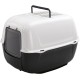 FERPLAST - Cat Litter Tray with Lid - Swing Door - Activated Carbon Filter for Odour Neutralisation - Large Cat Litter Box - 39.5 x 52.5 x H 38 cm - Prima Toilet, Black FERPLAST - Cat Litter Tray with Lid - Swing Door - Activated Carbon Filter for Odour Neutralisation - Large Cat Litter Box - 39.5 x 52.5 x H 38 cm - Prima Toilet, Black