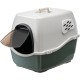 Ferplast Bill Cat Litter Tray with Lid, Cat Litter Tray with Cover, with 2 Anti-Odour Filters, 50 x 40 x 42 cm, Door and Handle Darkened Ferplast Bill Cat Litter Tray with Lid, Cat Litter Tray with Cover, with 2 Anti-Odour Filters, 50 x 40 x 42 cm, Door and Handle Darkened