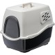 Ferplast Bill Cat Litter Tray with Lid, Cat Litter Tray with Cover, with 2 Anti-Odour Filters, 50 x 40 x 42 cm, Door and Handle Darkened Ferplast Bill Cat Litter Tray with Lid, Cat Litter Tray with Cover, with 2 Anti-Odour Filters, 50 x 40 x 42 cm, Door and Handle Darkened