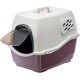 Ferplast Bill Cat Litter Tray with Lid, Cat Litter Tray with Cover, with 2 Anti-Odour Filters, 50 x 40 x 42 cm, Door and Handle Darkened Ferplast Bill Cat Litter Tray with Lid, Cat Litter Tray with Cover, with 2 Anti-Odour Filters, 50 x 40 x 42 cm, Door and Handle Darkened