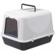 Ferplast Cat Litter Tray with Lid, 2 Odour-Inhibiting Activated Carbon Filters Included, Darkened Swing Door, 39.5 x 52.5 x H 38 cm, Clear Cat 20, Black Ferplast Cat Litter Tray with Lid, 2 Odour-Inhibiting Activated Carbon Filters Included, Darkened Swing Door, 39.5 x 52.5 x H 38 cm, Clear Cat 20, Black