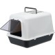 Ferplast Cat Litter Tray with Lid, 2 Odour-Inhibiting Activated Carbon Filters Included, Darkened Swing Door, 39.5 x 52.5 x H 38 cm, Clear Cat 20, Black Ferplast Cat Litter Tray with Lid, 2 Odour-Inhibiting Activated Carbon Filters Included, Darkened Swing Door, 39.5 x 52.5 x H 38 cm, Clear Cat 20, Black