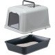 Ferplast Cat Litter Tray with Lid, 2 Odour-Inhibiting Activated Carbon Filters Included, Darkened Swing Door, 39.5 x 52.5 x H 38 cm, Clear Cat 20, Black Ferplast Cat Litter Tray with Lid, 2 Odour-Inhibiting Activated Carbon Filters Included, Darkened Swing Door, 39.5 x 52.5 x H 38 cm, Clear Cat 20, Black