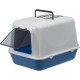 Ferplast Cat Litter Tray with Lid, 2 Odour-Inhibiting Activated Carbon Filters Included, Darkened Swing Door, 39.5 x 52.5 x H 38 cm, Clear Cat 20, Blue Ferplast Cat Litter Tray with Lid, 2 Odour-Inhibiting Activated Carbon Filters Included, Darkened Swing Door, 39.5 x 52.5 x H 38 cm, Clear Cat 20, Blue