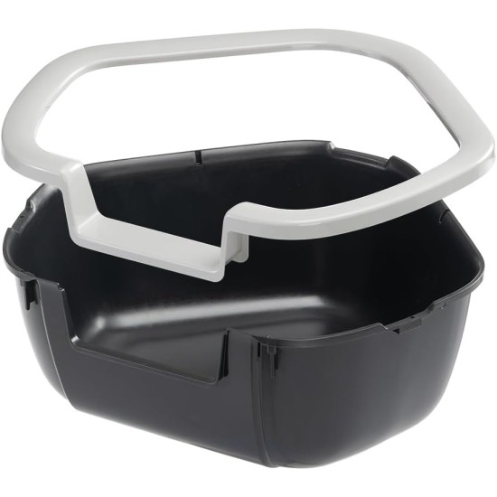 Ferplast Eck-Katzentoilette, Katzenklo, mit hohen Rändern und niedrigem Eingang, 57,5 x 51,5 x H 22 cm, DAMA Ecktoilette, Schwarz Ferplast Eck-Katzentoilette, Katzenklo, mit hohen Rändern und niedrigem Eingang, 57,5 x 51,5 x H 22 cm, DAMA Ecktoilette, Schwarz