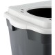 Ferplast Jumpy Cat Litter Tray with Lid with Top Access Perforated Lid 38.8 x 57.5 x H 39 cm, Jumpy Large Cat Litter Box, Black Ferplast Jumpy Cat Litter Tray with Lid with Top Access Perforated Lid 38.8 x 57.5 x H 39 cm, Jumpy Large Cat Litter Box, Black