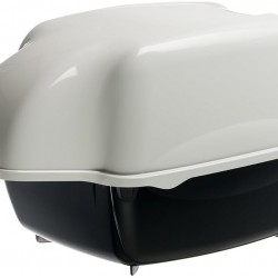 Ferplast Katzenklo, Katzentoilette mit Deckel, auch Outdoor Regenfest, 43,5 x 73,5 x H 41 cm, große Katzentoilette COSMIC OUTDOOR, Schwarz Ferplast Katzenklo, Katzentoilette mit Deckel, auch Outdoor Regenfest, 43,5 x 73,5 x H 41 cm, große Katzentoilette COSMIC OUTDOOR, Schwarz