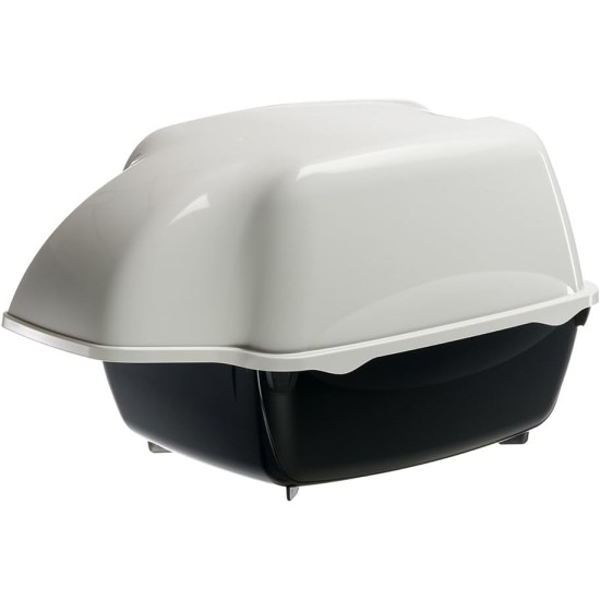 Ferplast Katzenklo, Katzentoilette mit Deckel, auch Outdoor Regenfest, 43,5 x 73,5 x H 41 cm, große Katzentoilette COSMIC OUTDOOR, Schwarz Ferplast Katzenklo, Katzentoilette mit Deckel, auch Outdoor Regenfest, 43,5 x 73,5 x H 41 cm, große Katzentoilette COSMIC OUTDOOR, Schwarz