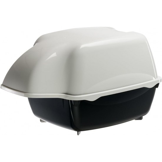 Ferplast Katzenklo, Katzentoilette mit Deckel, auch Outdoor Regenfest, 43,5 x 73,5 x H 41 cm, große Katzentoilette COSMIC OUTDOOR, Schwarz Ferplast Katzenklo, Katzentoilette mit Deckel, auch Outdoor Regenfest, 43,5 x 73,5 x H 41 cm, große Katzentoilette COSMIC OUTDOOR, Schwarz