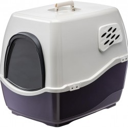 Ferplast Katzentoilette - Katzentoilette mit dach MAXI BILL - 2 Geruchsfilter - 57 x 45 x h 48 cm - Für drinnen und draußen - zufällige Farbe Ferplast Katzentoilette - Katzentoilette mit dach MAXI BILL - 2 Geruchsfilter - 57 x 45 x h 48 cm - Für drinnen und draußen - zufällige Farbe