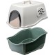 Ferplast Katzentoilette - Katzentoilette mit dach MAXI BILL - 2 Geruchsfilter - 57 x 45 x h 48 cm - Für drinnen und draußen - zufällige Farbe Ferplast Katzentoilette - Katzentoilette mit dach MAXI BILL - 2 Geruchsfilter - 57 x 45 x h 48 cm - Für drinnen und draußen - zufällige Farbe